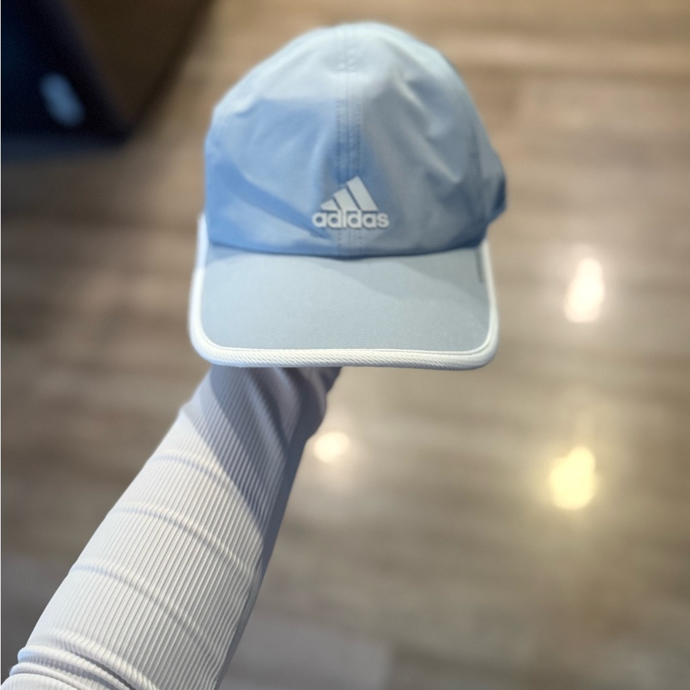 Adidas Sky Blue Cap with White Accents